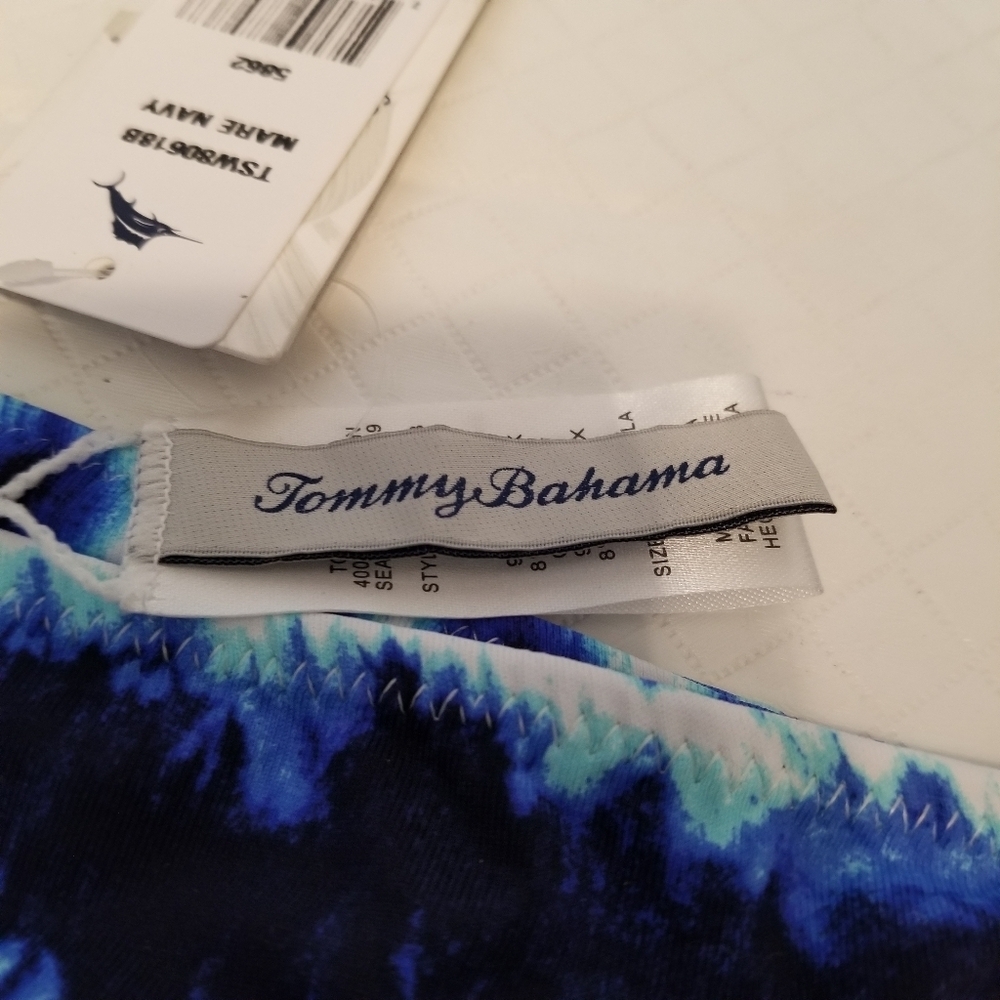 Tommy Bahama  Women Swim Bottom Reversible Navy Size XS UPF 50 NWT - Picture 6 of 8